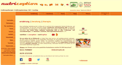 Desktop Screenshot of nutriception.com